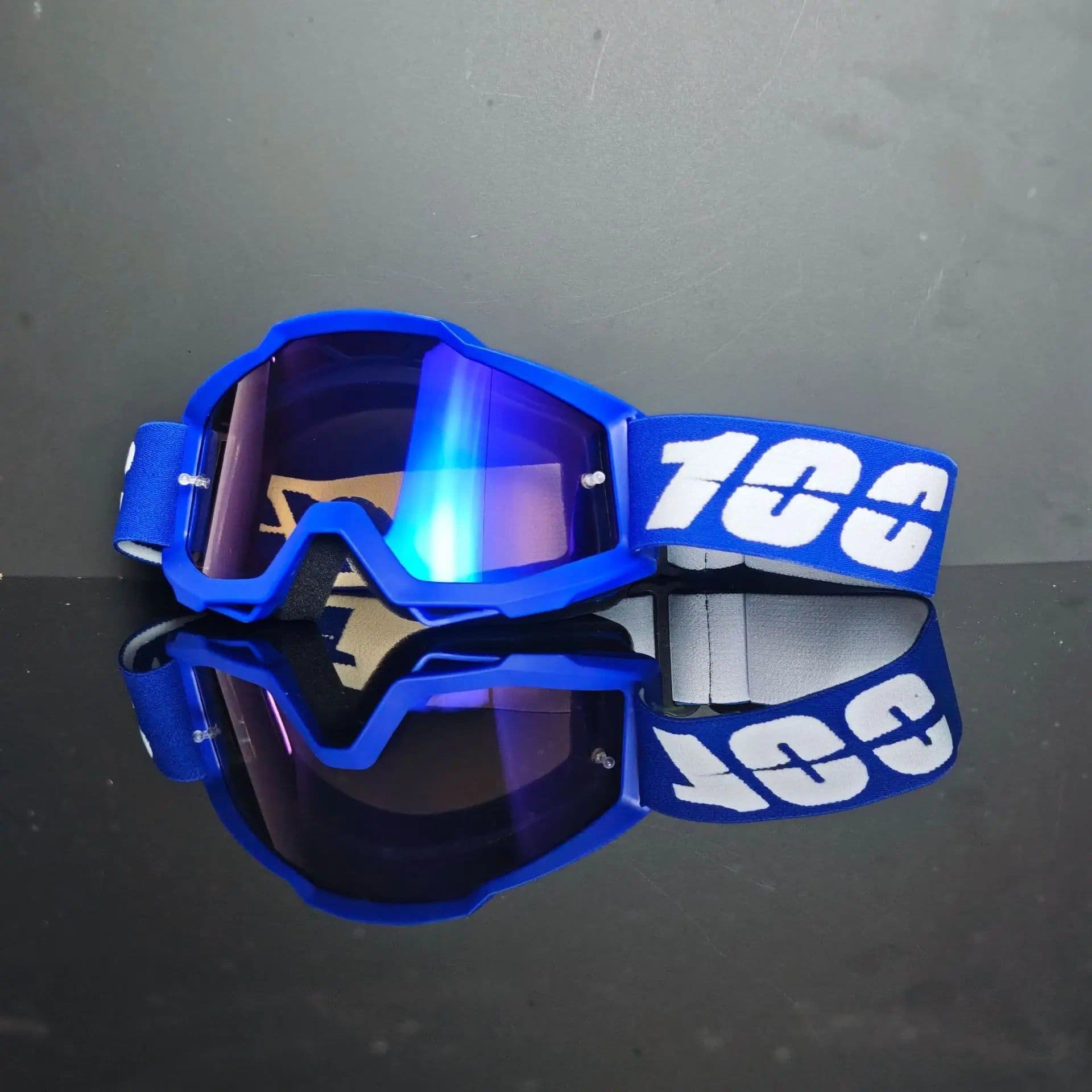 image-Factory Cross Border MX Motorcycle Helmet Goggles with Interchangeable Glasses Full Framework for Riding and Outdoor Sports