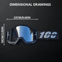 image-Factory Cross Border MX Motorcycle Helmet Goggles with Interchangeable Glasses Full Framework for Riding and Outdoor Sports