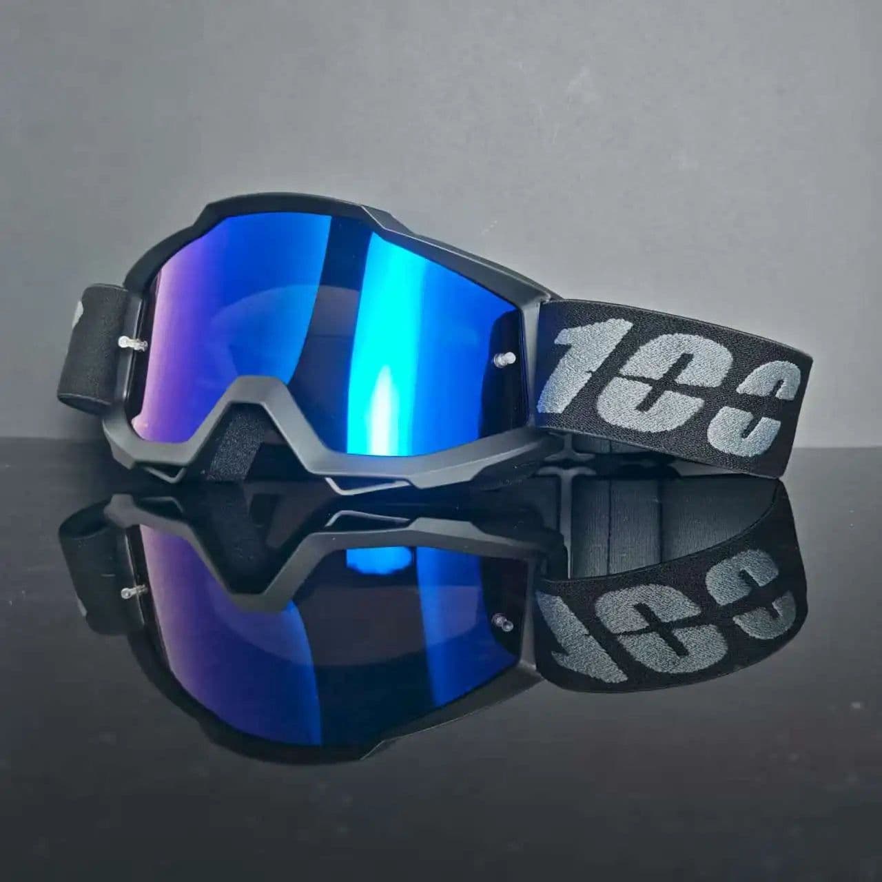 image-Factory Cross Border MX Motorcycle Helmet Goggles with Interchangeable Glasses Full Framework for Riding and Outdoor Sports
