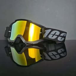 image-Factory Cross Border MX Motorcycle Helmet Goggles with Interchangeable Glasses Full Framework for Riding and Outdoor Sports