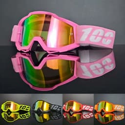 image-Factory Cross Border MX Motorcycle Helmet Goggles with Interchangeable Glasses Full Framework for Riding and Outdoor Sports