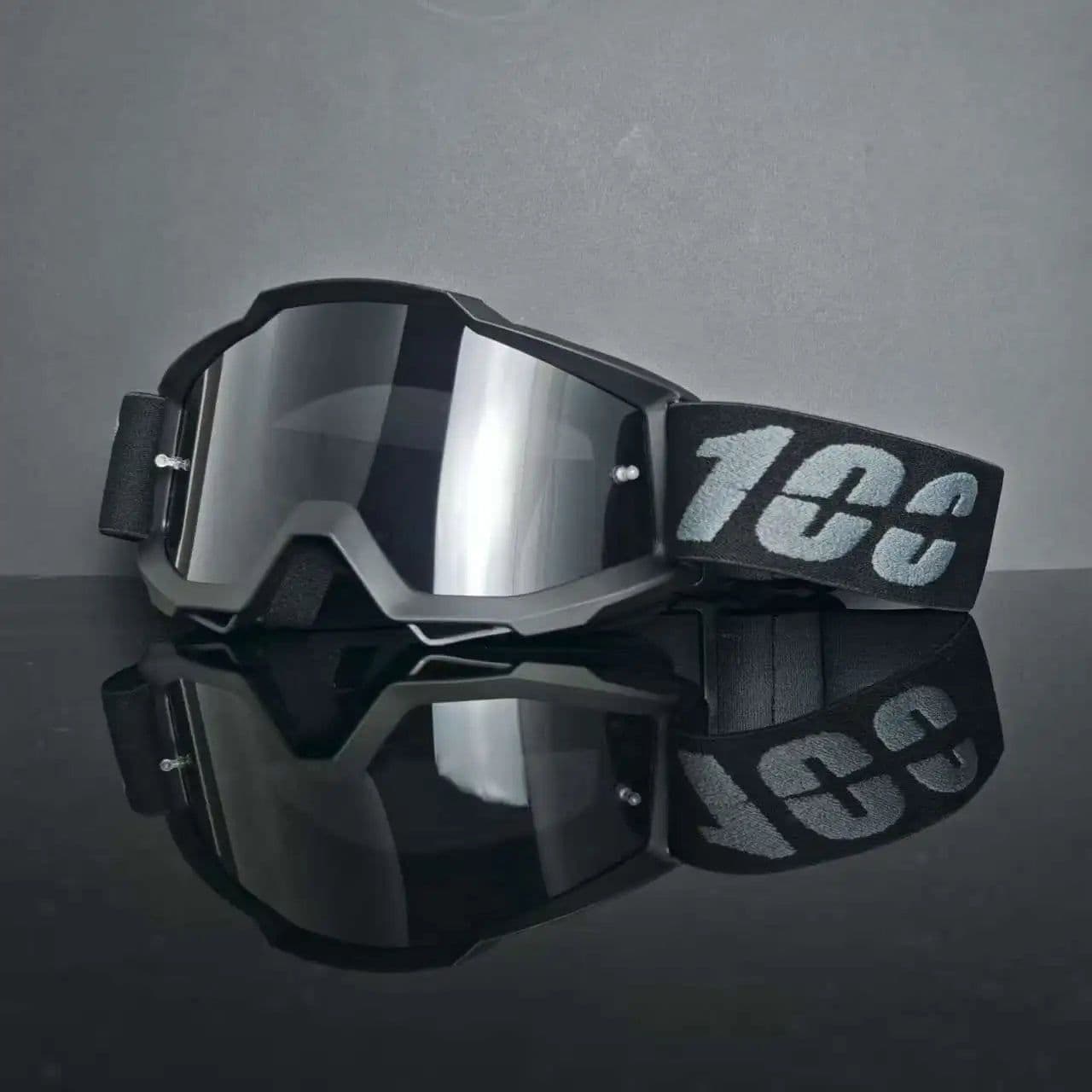 image-Factory Cross Border MX Motorcycle Helmet Goggles with Interchangeable Glasses Full Framework for Riding and Outdoor Sports
