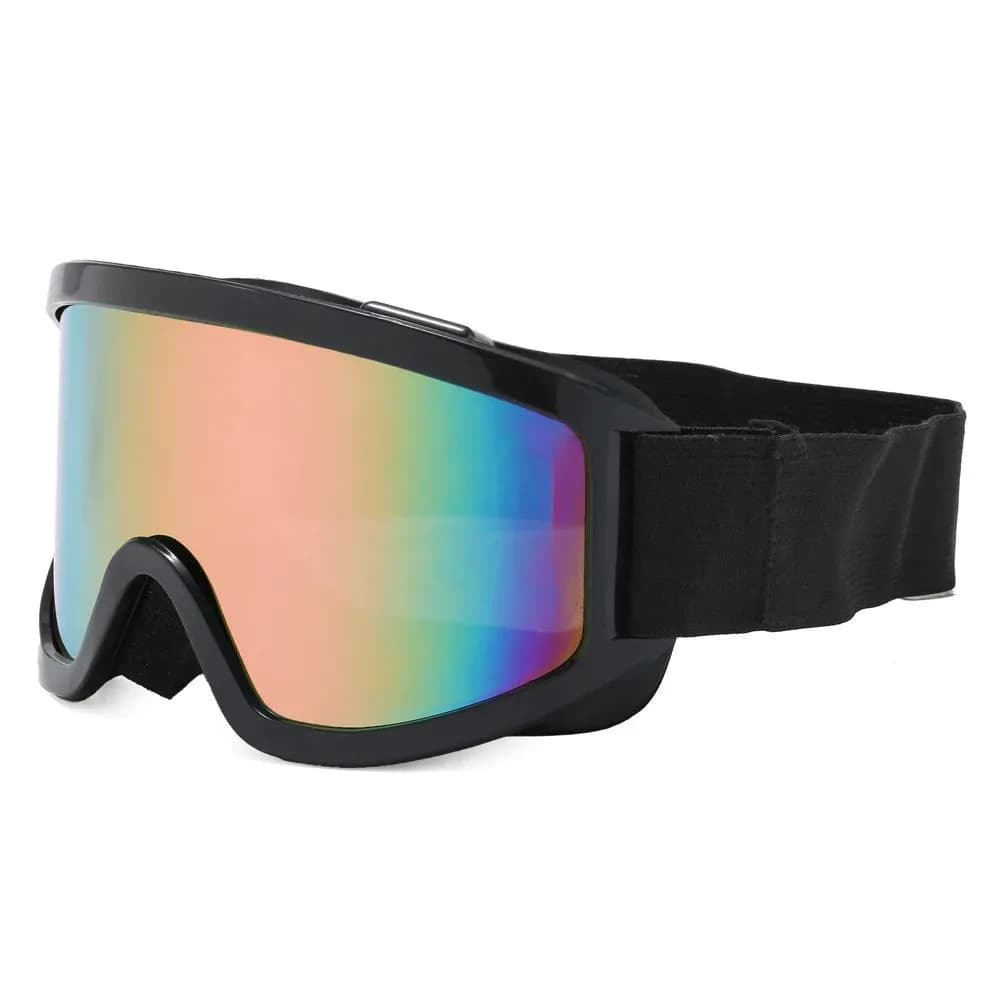 image-Anti-fog Motocross Goggles UV400 Polarized Dustproof Full Face Cycling Outdoor Windproof Adjustable Strap Adult Pouch Sport
