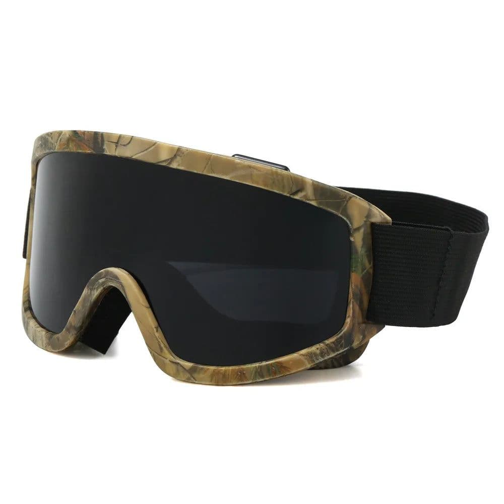 image-Anti-fog Motocross Goggles UV400 Polarized Dustproof Full Face Cycling Outdoor Windproof Adjustable Strap Adult Pouch Sport