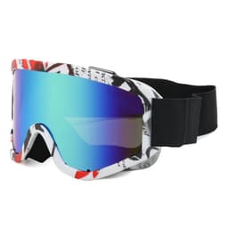 image-Anti-fog Motocross Goggles UV400 Polarized Dustproof Full Face Cycling Outdoor Windproof Adjustable Strap Adult Pouch Sport