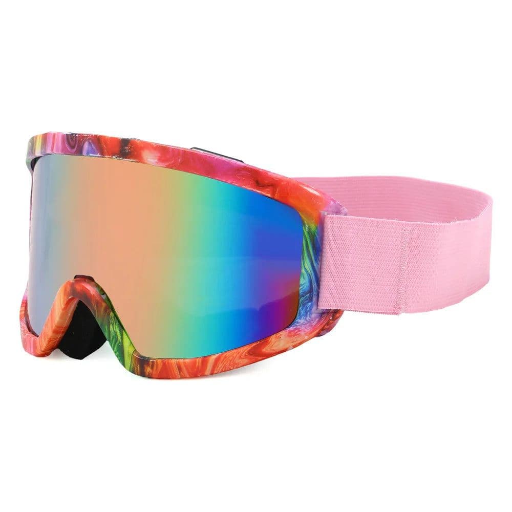 image-Anti-fog Motocross Goggles UV400 Polarized Dustproof Full Face Cycling Outdoor Windproof Adjustable Strap Adult Pouch Sport