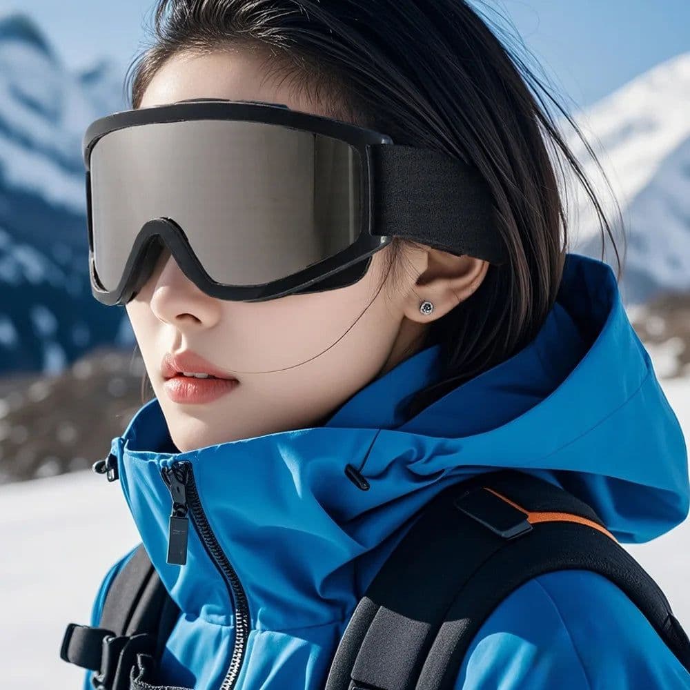 image-Anti-fog Motocross Goggles UV400 Polarized Dustproof Full Face Cycling Outdoor Windproof Adjustable Strap Adult Pouch Sport
