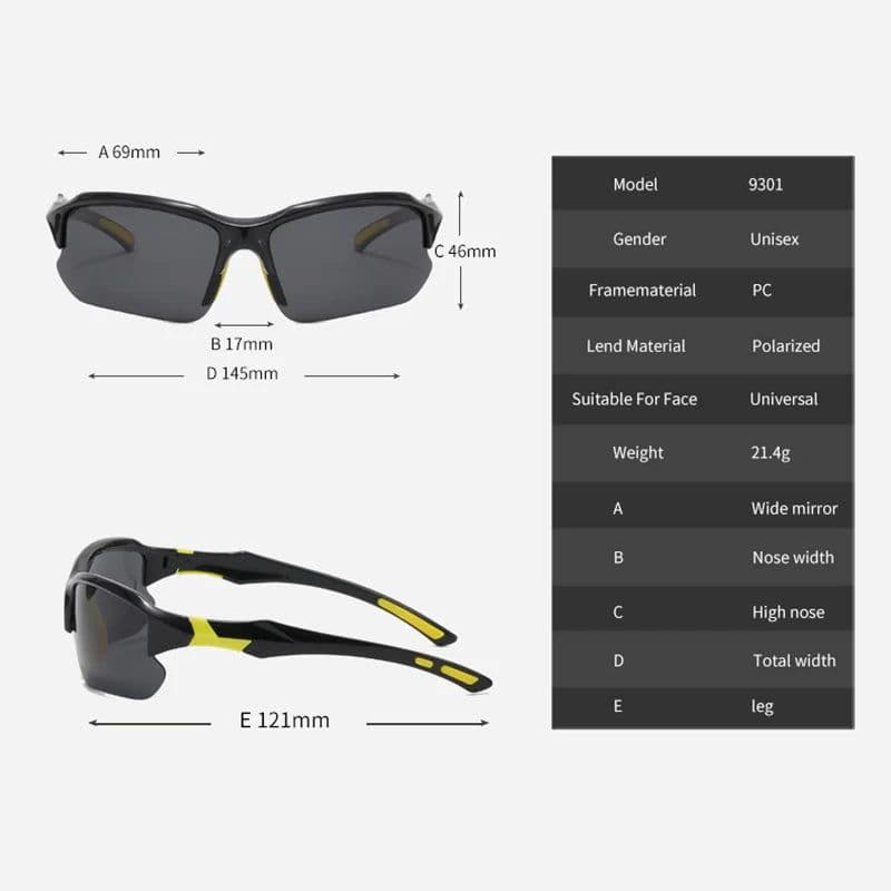 image-Wholesale Custom logo Cheap Photochromic Lens Polarized Cycling Sunglasses Men Running Glasses Sport Sunglasses