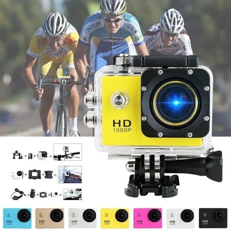 image-HD Action Camera Met Extreme Pro Video Camcorder Waterproof DV Sports Underwater 30m Capabilities Includes