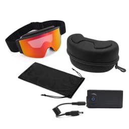image-Heated Ski Sunglasses 2025 Fashion Optical Frames with Custom Logo Sunglasses Case, Anti-Ice for Winter Sports