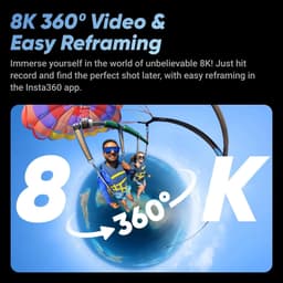 image-Insta360 X4 - Waterproof 8K 360 Action Camera, 135 Min Battery Life, AI Editing, Stabilization, for Sports