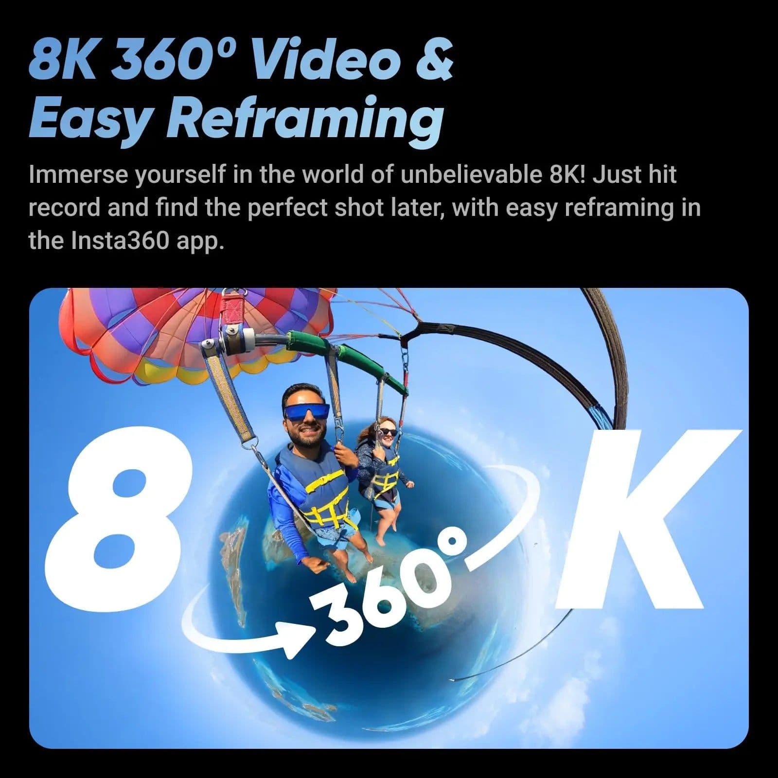 image-Insta360 X4 - Waterproof 8K 360 Action Camera, 135 Min Battery Life, AI Editing, Stabilization, for Sports