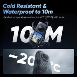 image-Insta360 X4 - Waterproof 8K 360 Action Camera, 135 Min Battery Life, AI Editing, Stabilization, for Sports