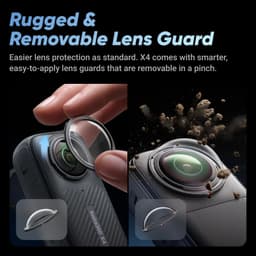 image-Insta360 X4 - Waterproof 8K 360 Action Camera, 135 Min Battery Life, AI Editing, Stabilization, for Sports