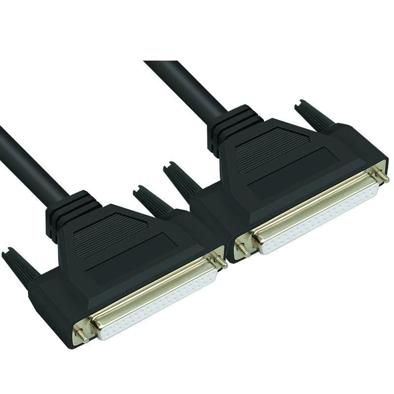 image-Industrial Grade DB37 Signal Transmission Line With Marking Numbers DB37 Male to Female Extension Cable