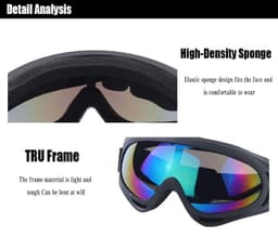 image-JSJM Motorcycle Off-Road Goggles | Windproof TPU Frame Protective Eyewear for Riding and Outdoor Sports