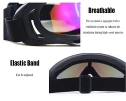 image-JSJM Motorcycle Off-Road Goggles | Windproof TPU Frame Protective Eyewear for Riding and Outdoor Sports