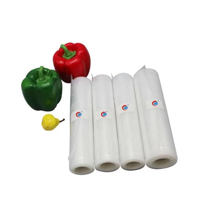 image-Food Grade Freezer Safe Seven Layer PA+PE Co-extruded Embossed Vacuum Sealer Food Packaging Bag Roll