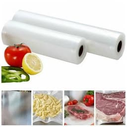 image-Food Grade Freezer Safe Seven Layer PA+PE Co-extruded Embossed Vacuum Sealer Food Packaging Bag Roll