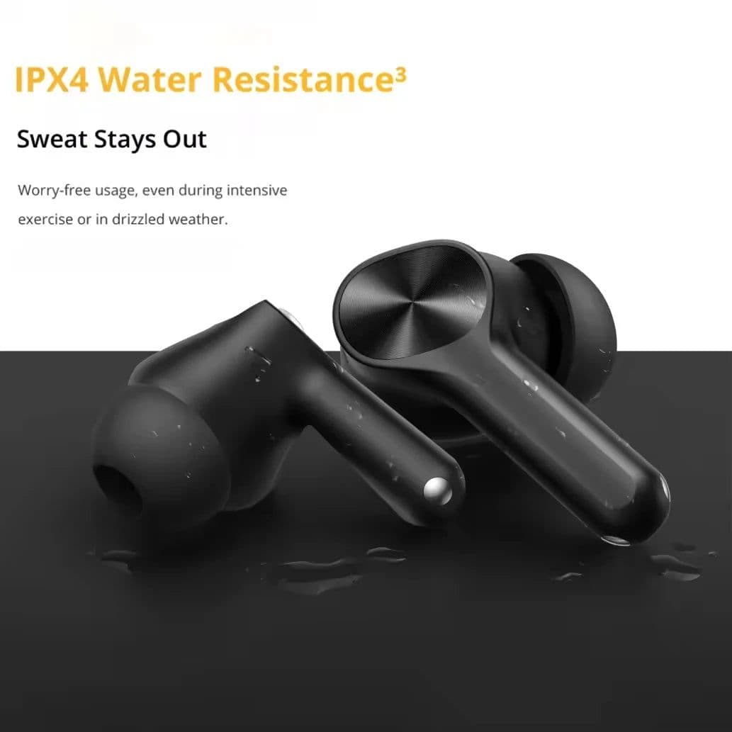 image-Realme Buds T200 Lite Tws Earphone Bluetooth 5.4 Dual Mic Ai Noise Cancellation 48 Hours Playback IpX4 Sport
