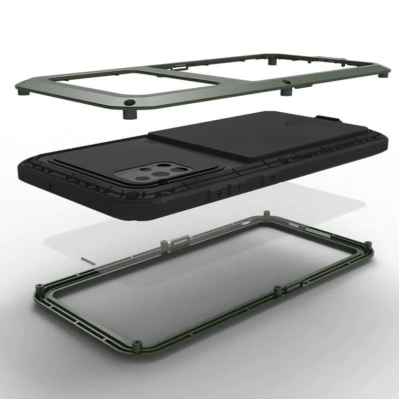 image-LOVE MEI Samsung A51/A71 Phone Case - Metal Silicone
