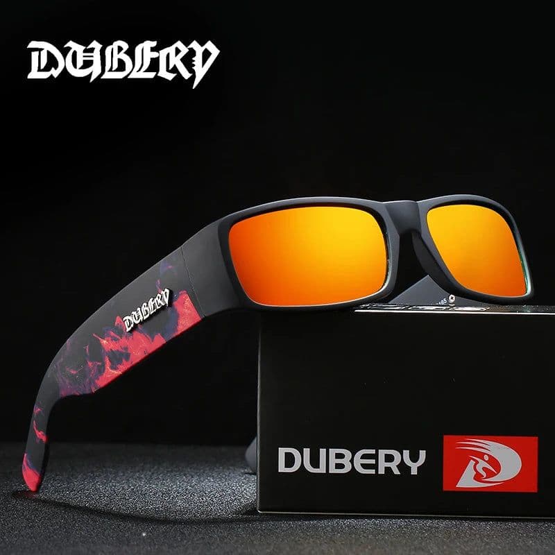 image-DUBERY D165 2021 New Gothic Sunglasses Hot Sale Sports Cycling UV Ray Proof Polarized Sunglasses