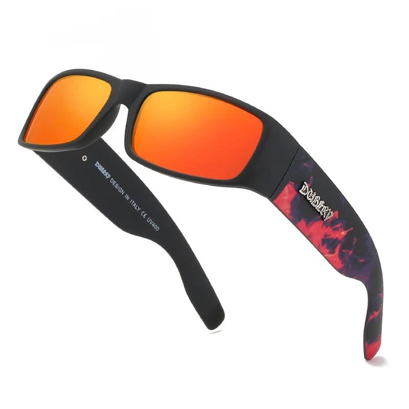 image-DUBERY D165 2021 New Gothic Sunglasses Hot Sale Sports Cycling UV Ray Proof Polarized Sunglasses