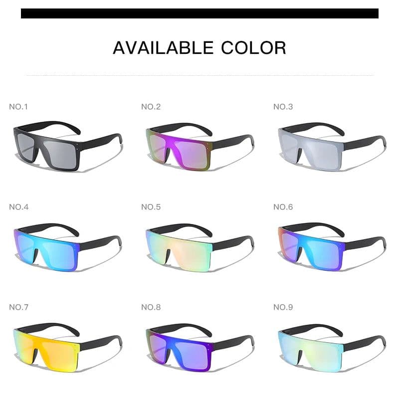 image-Wholesale Sport Mirror Women Men Cheap Running Mirror Sunglasses