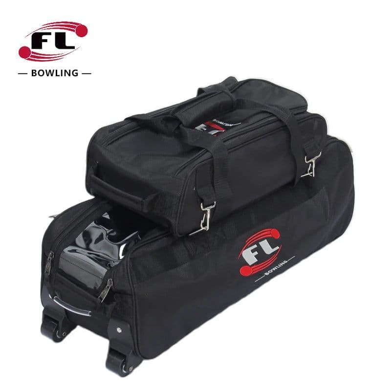 image-Sports & Entertainment Three Plus One Bowling Bag with Three Balls and Three Color Options