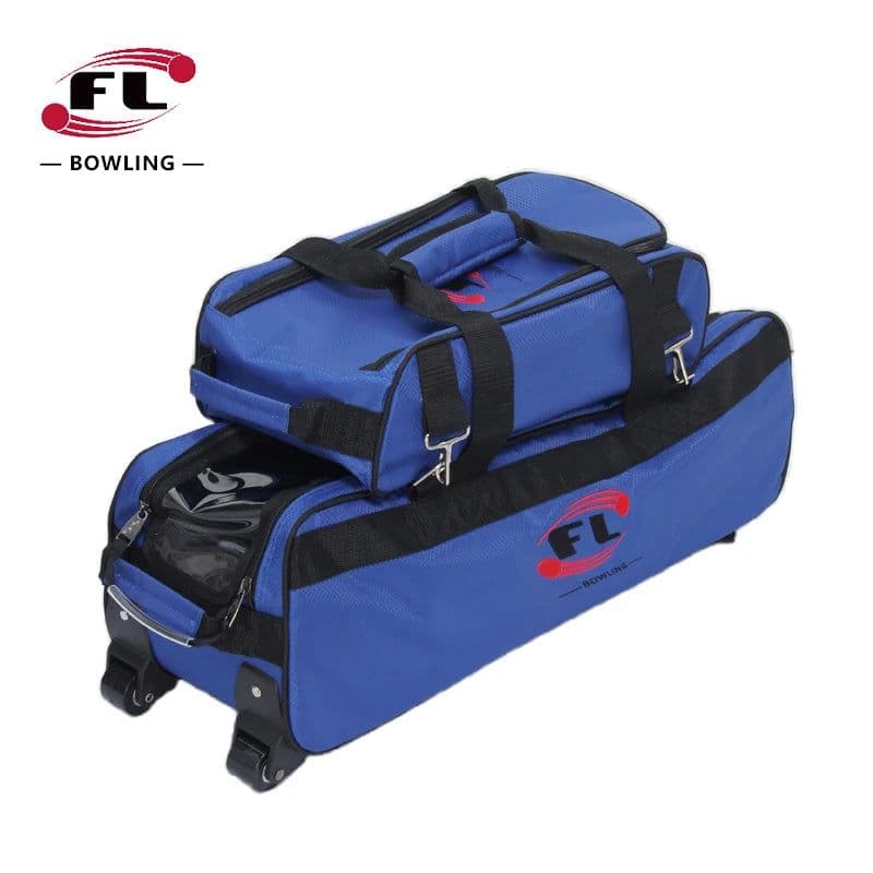 image-Sports & Entertainment Three Plus One Bowling Bag with Three Balls and Three Color Options