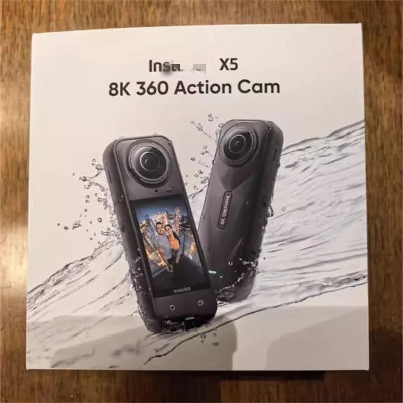 image-Waterproof 8K Anti Shake Panoramic Insta 360 X5 Action Camera 360 Photo Sports Travel Camera