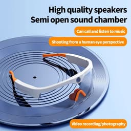 image-Hot-selling Smart Camera Glasses Portable Photo Recording Sports Cycling Smart Audio Glasses
