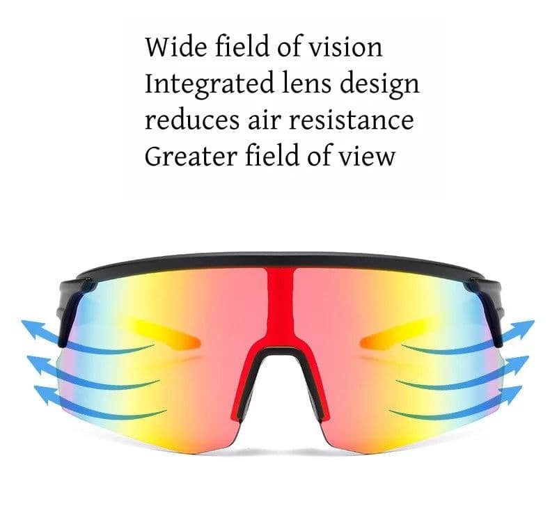 image-2025New UV Sunglasses For Unisex Anti-Glaring Windproof SunGlasses Large Frame Outdoor Sports Run Eyewear Glasses