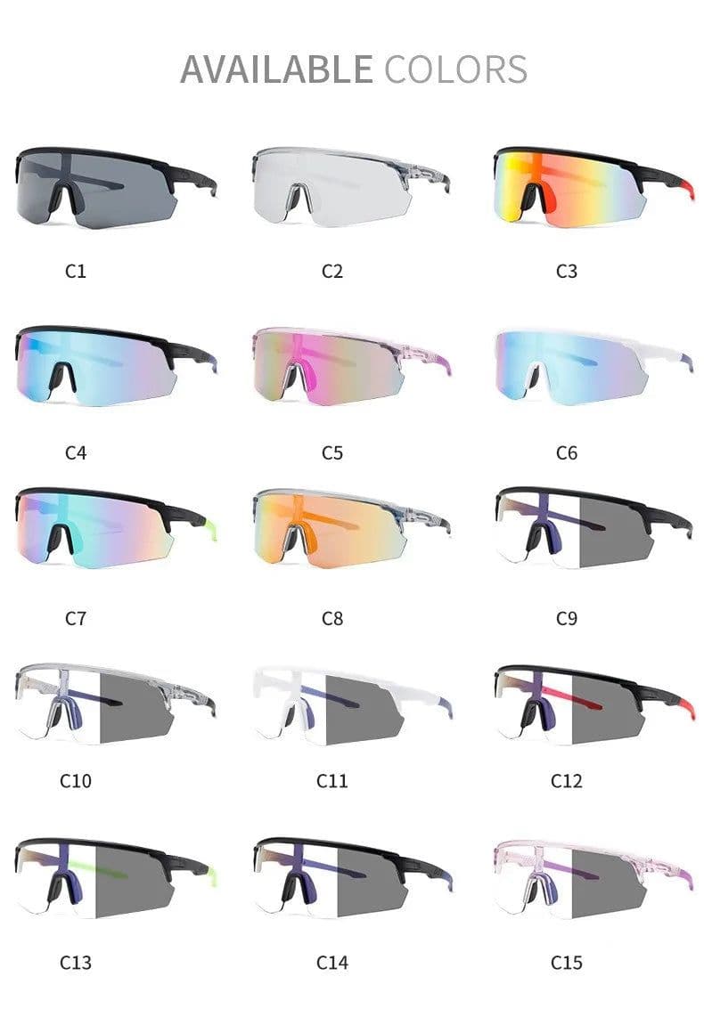 image-2025New UV Sunglasses For Unisex Anti-Glaring Windproof SunGlasses Large Frame Outdoor Sports Run Eyewear Glasses