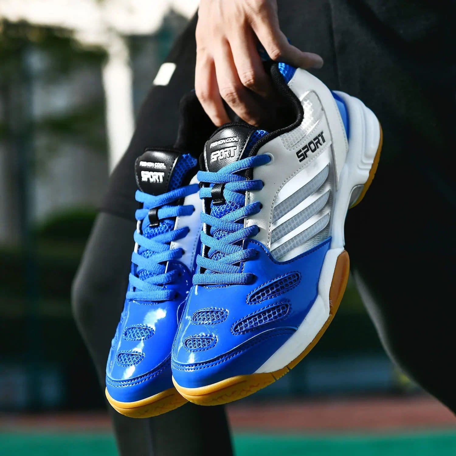 image-2026 NEW LEAO Professional Big Size Tennis Shoes Unisex Lightweight Indoor Sports Badminton Shoes