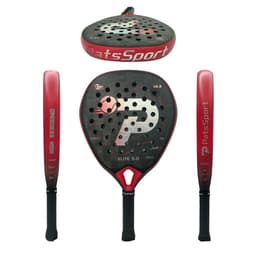 image-PATSSPORT RTS New Design Professional Diamond 24K Carbon Fiber with 38mm Thickness 3D Texture Frosted Finishing Padel Racket