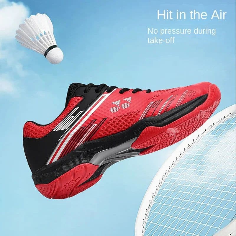 image-Men's Lightweight Summer Autumn Sports Padel Shoes Badminton Tennis Competition Sneakers Shock-Absorbing Features Mesh EVA