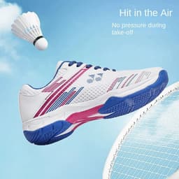 image-Men's Lightweight Summer Autumn Sports Padel Shoes Badminton Tennis Competition Sneakers Shock-Absorbing Features Mesh EVA
