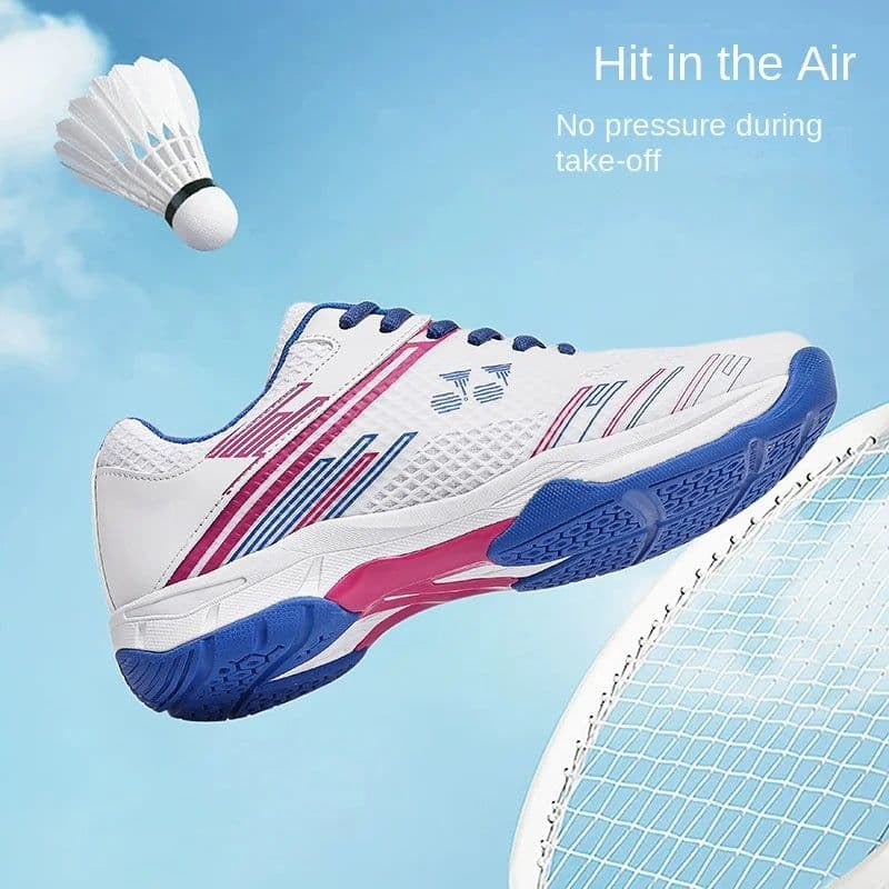 image-Men's Lightweight Summer Autumn Sports Padel Shoes Badminton Tennis Competition Sneakers Shock-Absorbing Features Mesh EVA