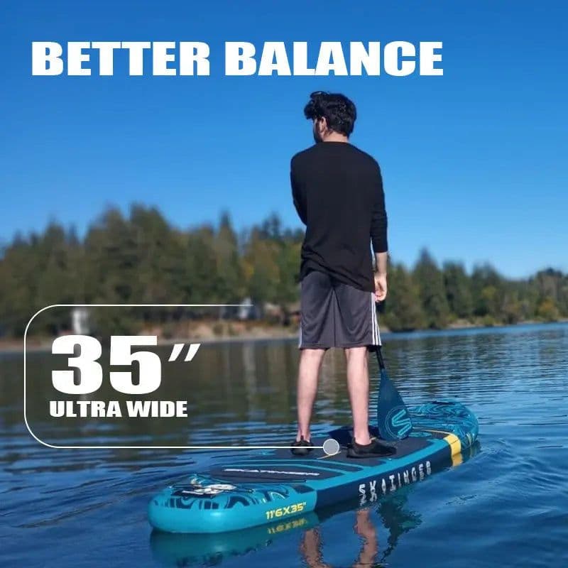image-Skatinger Us Warehouse Dropshipping Freeshipping Inflatable Stand up Paddle Board SUP Paddle Surf Padel Board Paddleboard