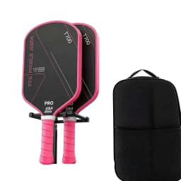 image-Training Pickleball Paddles Carbon Fiber T700 Fabric Textured Friction Effects Racket Padel Professional Customized logo