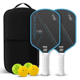image-Training Pickleball Paddles Carbon Fiber T700 Fabric Textured Friction Effects Racket Padel Professional Customized logo