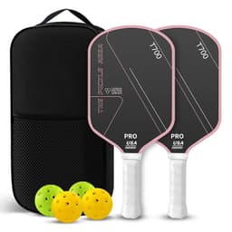 image-Training Pickleball Paddles Carbon Fiber T700 Fabric Textured Friction Effects Racket Padel Professional Customized logo