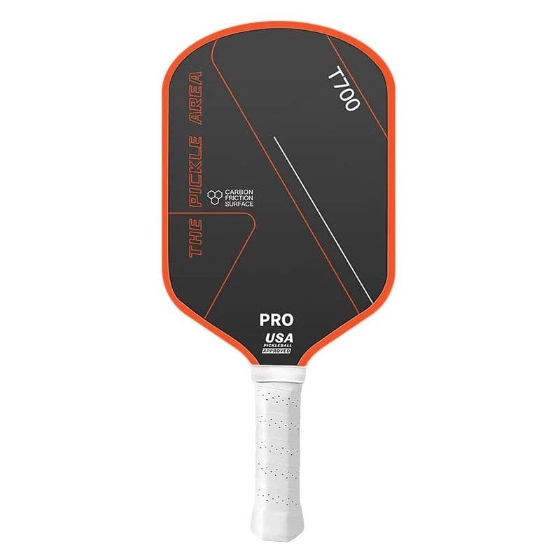 image-Training Pickleball Paddles Carbon Fiber T700 Fabric Textured Friction Effects Racket Padel Professional Customized logo