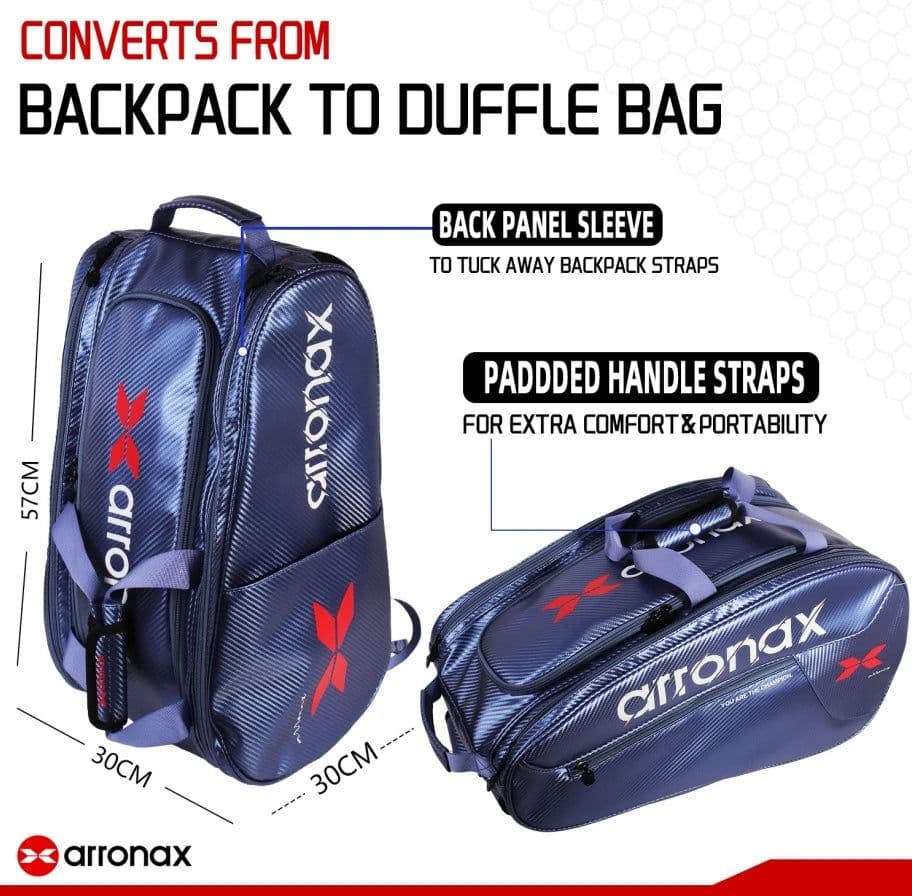 image-Arronax New Arrival Padel Bag Custom Sport Backpack with Multi-Functional Pocket Pickball Racket Tennis Storage Bag