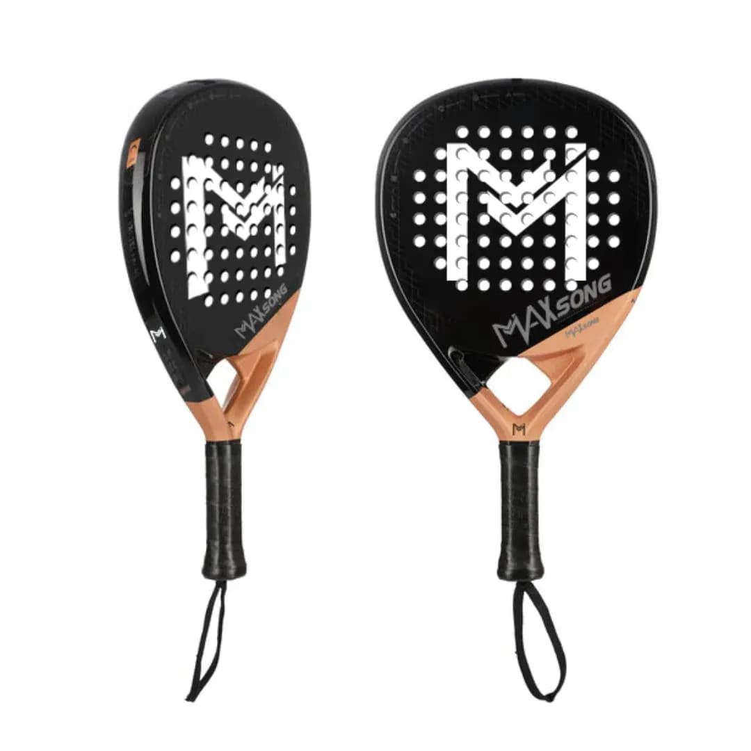 image-MAXSONG Factory Customized Design Your Own 3K/12K/18K/Kvelar Padel Racket Padel Shovel Padel Racquet for Adult