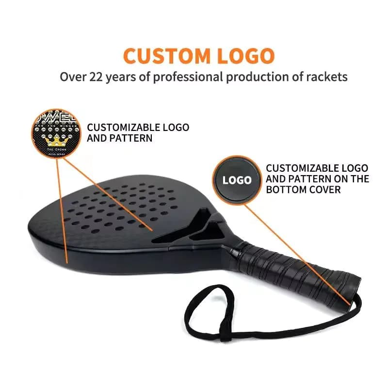 image-MAXSONG Factory Customized Design Your Own 3K/12K/18K/Kvelar Padel Racket Padel Shovel Padel Racquet for Adult
