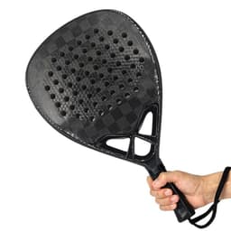 image-For PR670 12k Carbon Fiber Sports Padel Racket High Performance with Durable EVA Foam Core and Nylon Net