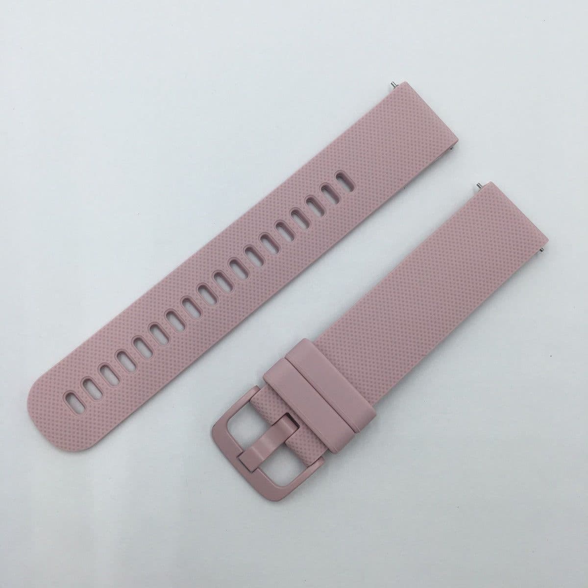 image-Garmin vivoactive4/3 Silicone Strap - Black Checkered 18mm