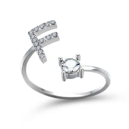 image-New Design Adjustable 26 Initial Letter Ring Fashion Jewelry For Women Simple Elegant Jewelry